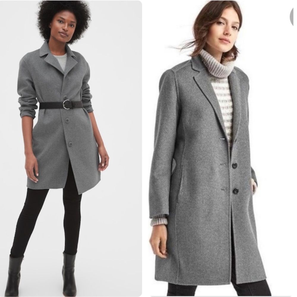 NWT Gap Wool blend car coat